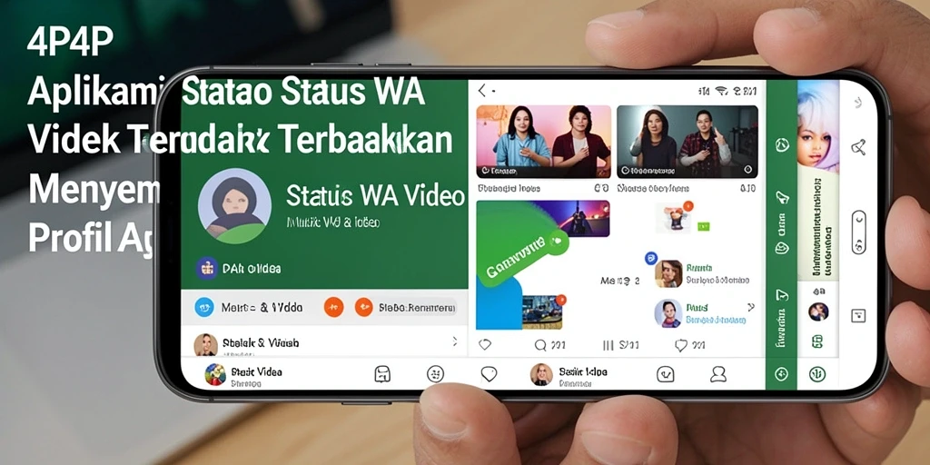 Tampilan antarmuka 4P4P yang menarik dan fungsional.