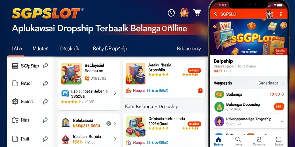Tampilan antarmuka aplikasi SGPSLOT yang menarik dan fungsional.